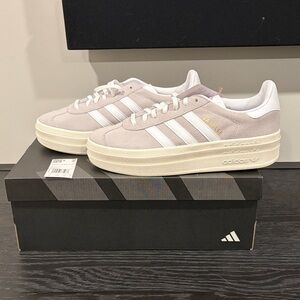 Adidas Women's Bold Platform Sneakers - Gray and White